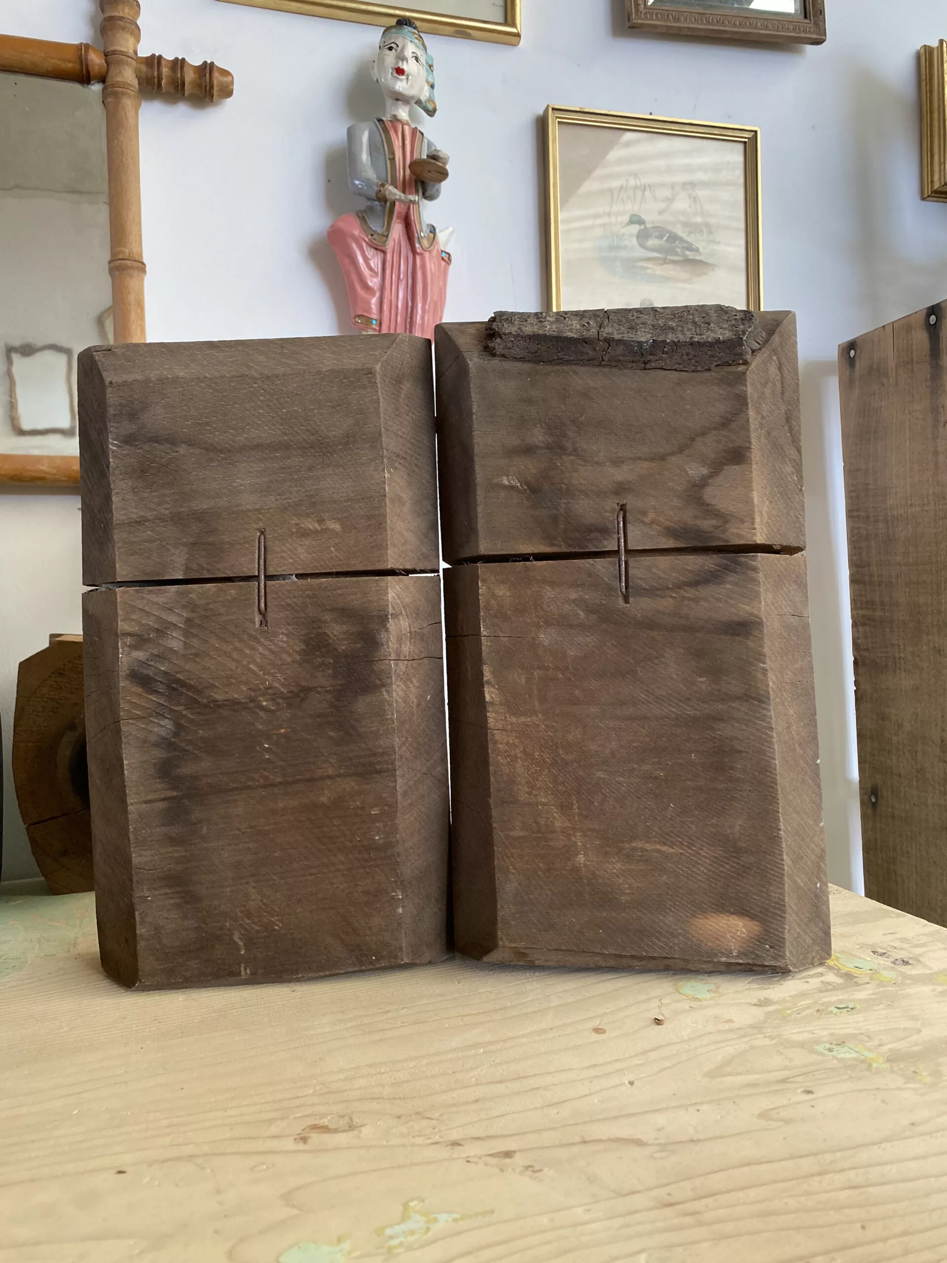 Ancien Moule à bouteilles en verre – Image 3