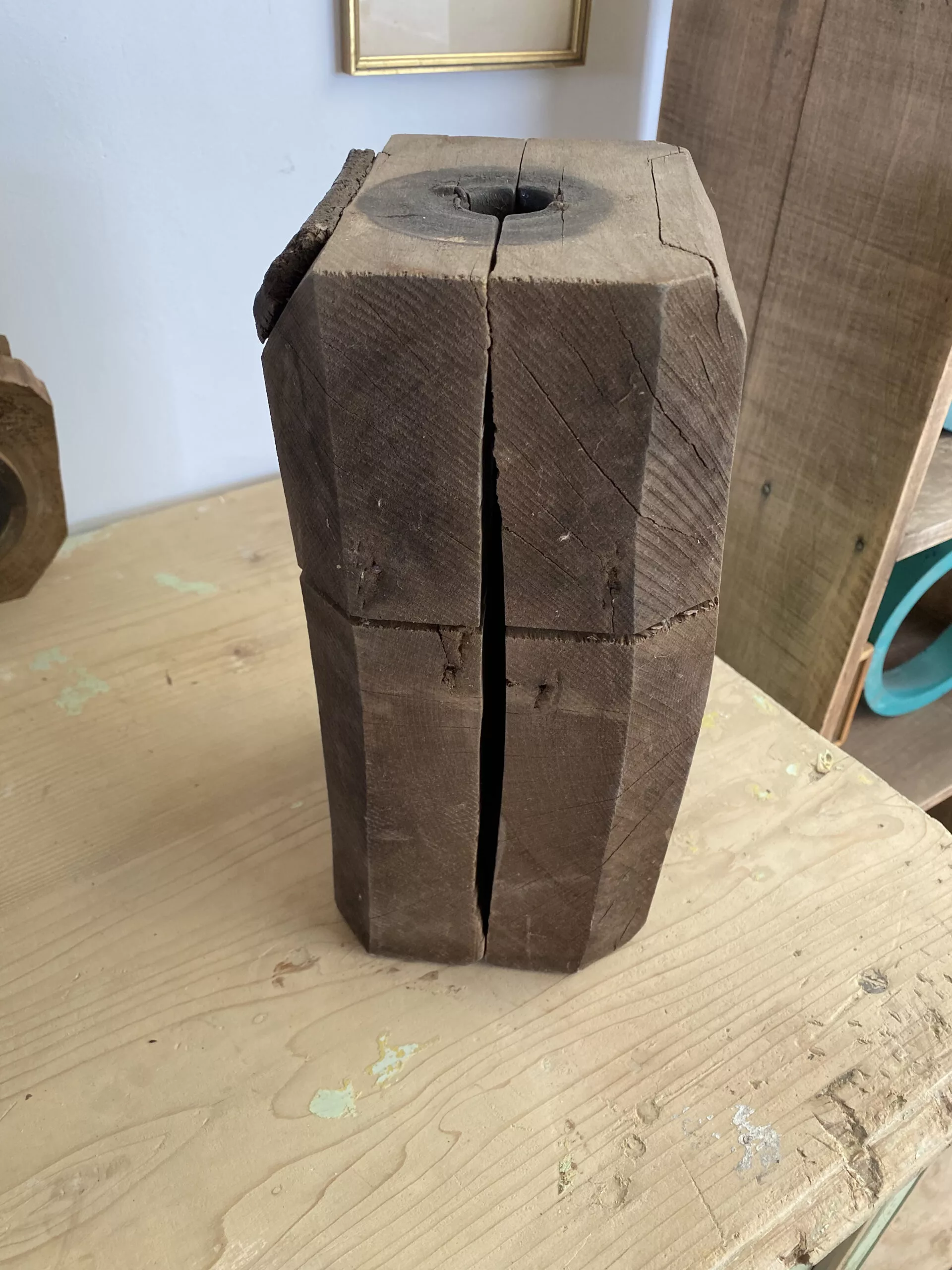 Ancien Moule à bouteilles en verre – Image 4