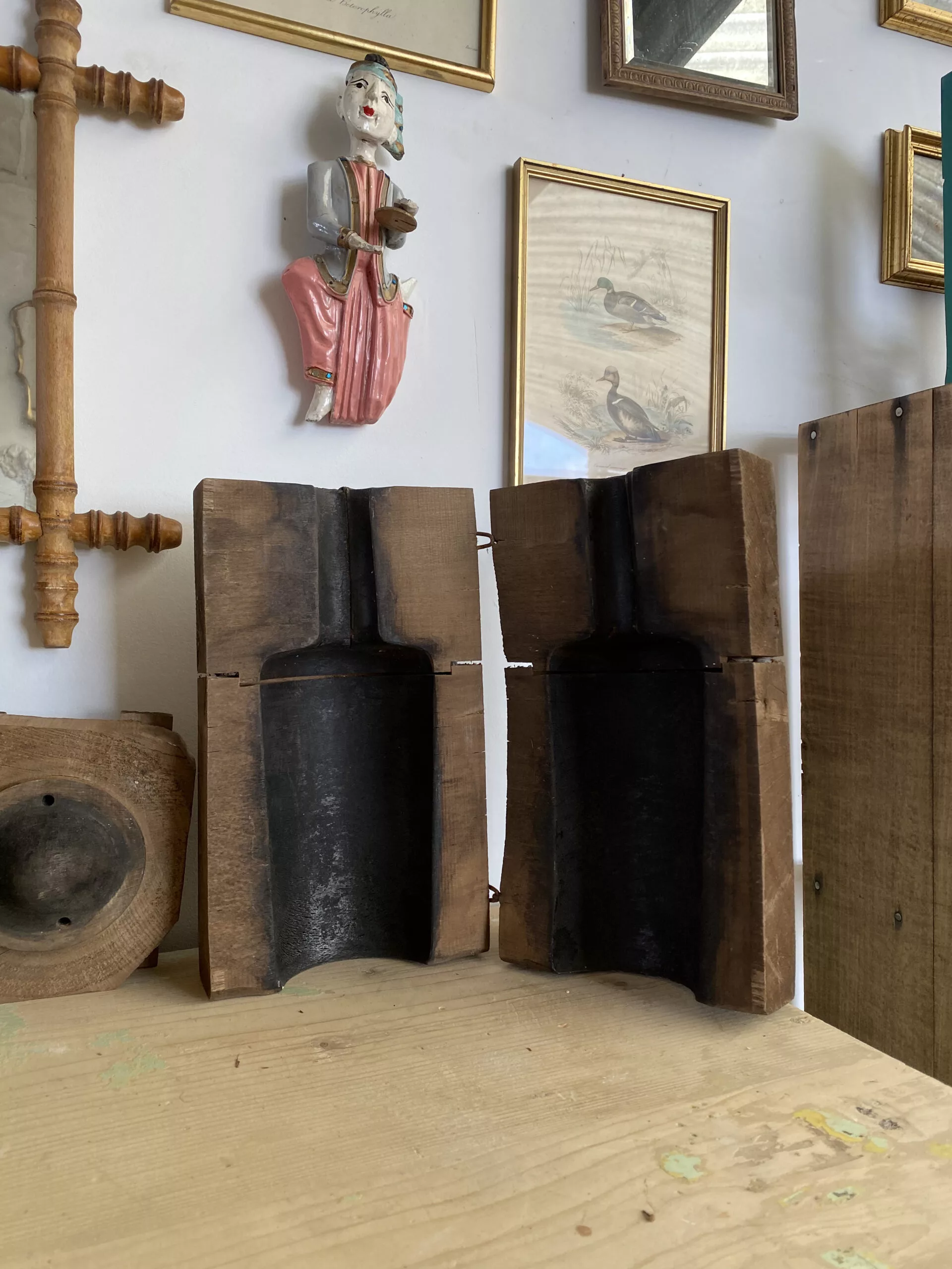 Ancien Moule à bouteilles en verre – Image 5