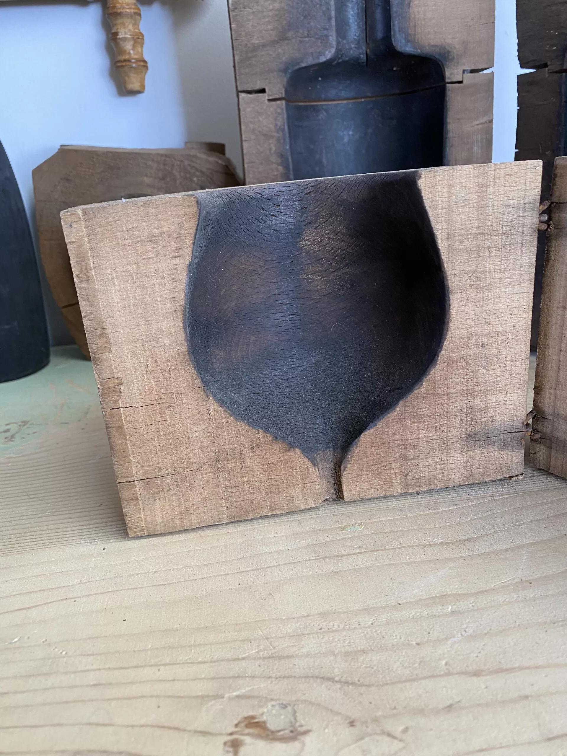 Ancien Moule à bouteilles en verre – Image 7