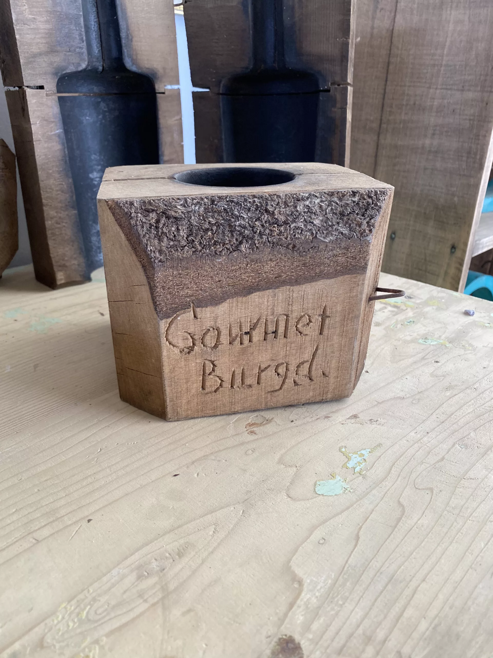 Ancien Moule à bouteilles en verre – Image 8