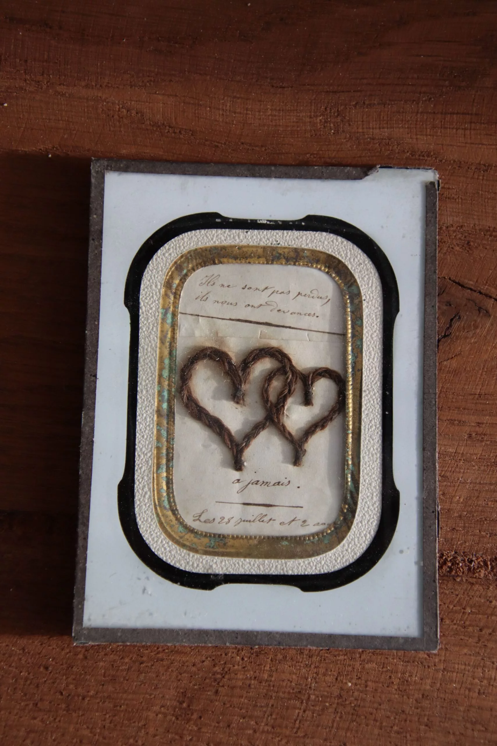 Cadre travail de cheveux