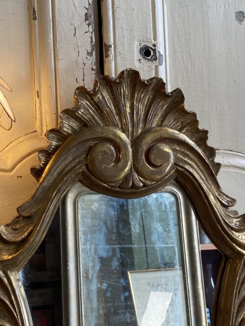 Miroir de style baroque rococo en bois doré – Image 17