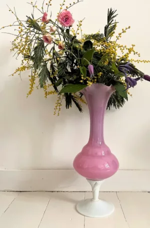 Grand vase en opaline