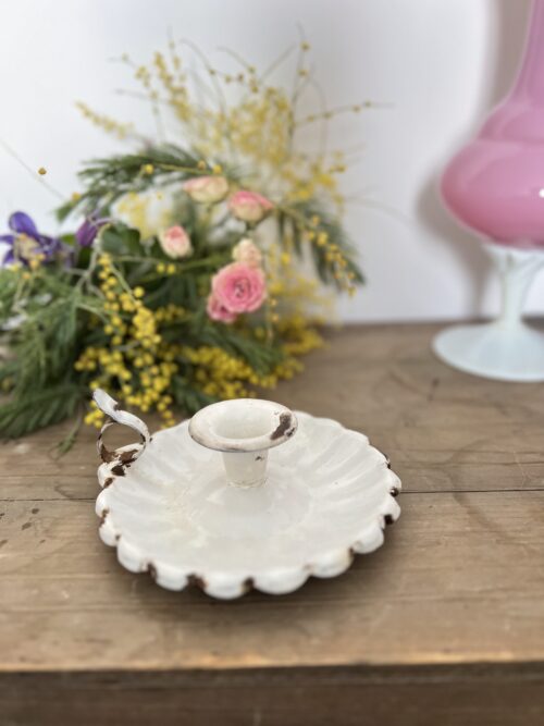 Bague de chambre en  émaille blanc – Image 8