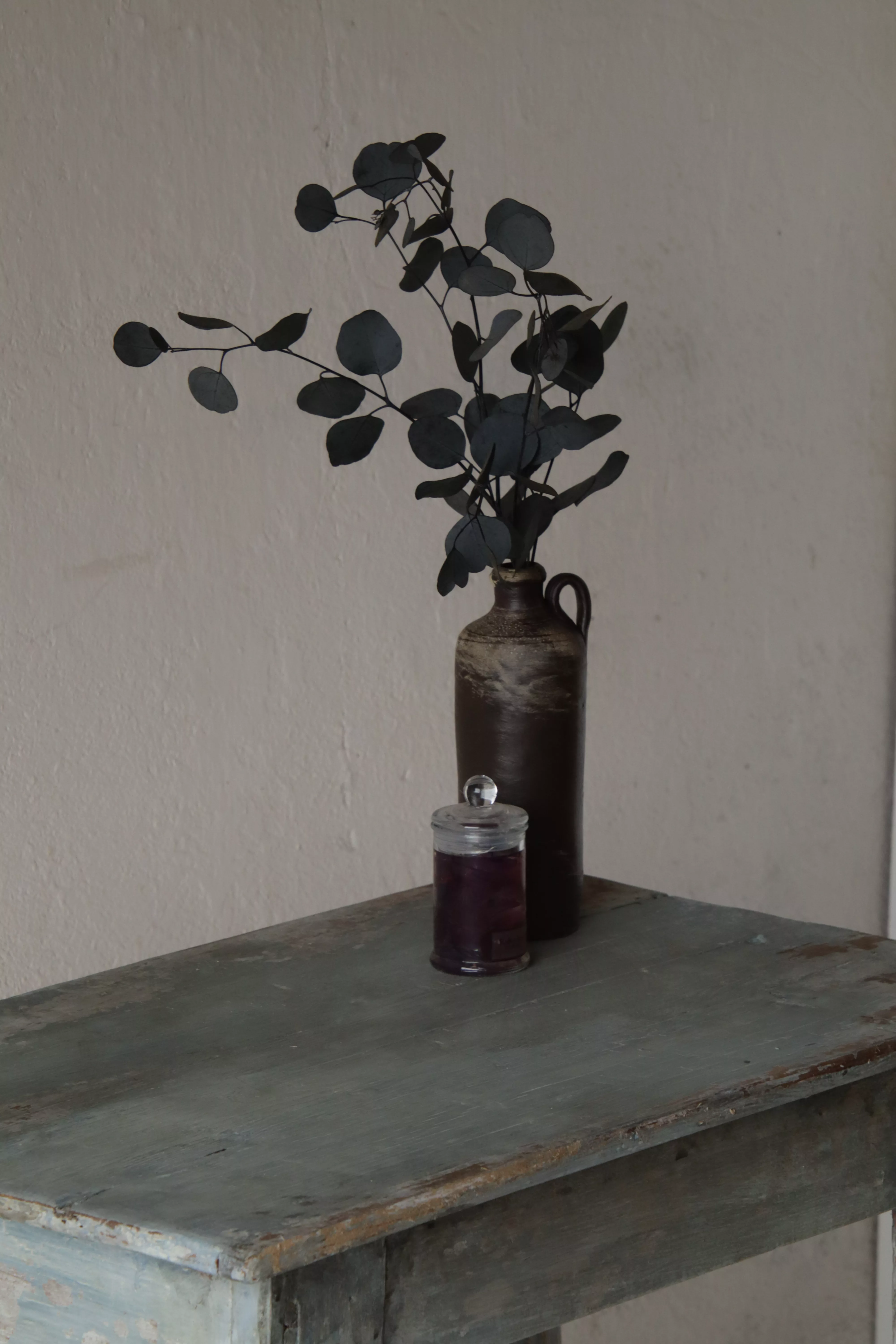 Petite table patiné bleu – Image 14