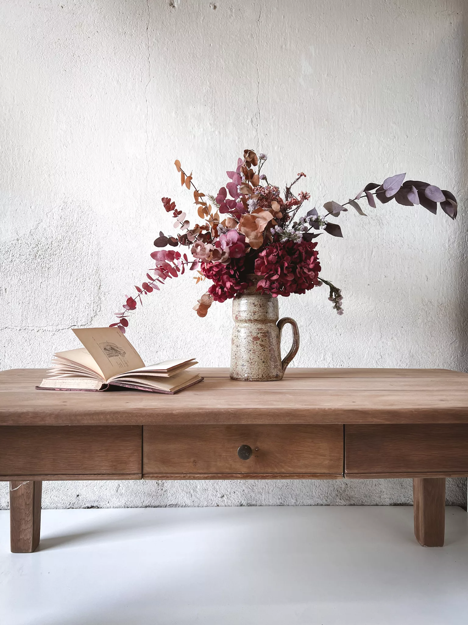 Table basse en bois massif avec tiroir – Image 13